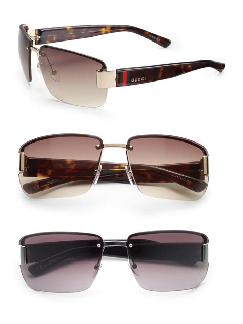 lentes gucci para hombre 2013|gucci rimless sunglasses men's.